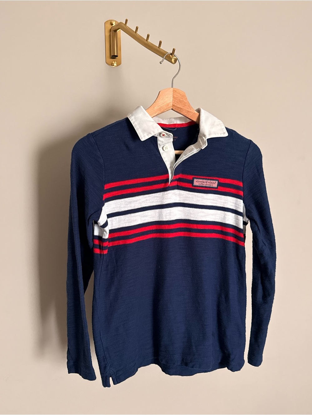 Vineyard Vines Boys Striped Rugby Shirt – Classic Preppy Style